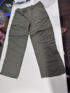The North Face Gray Zip-Off Cargo Pants Large
